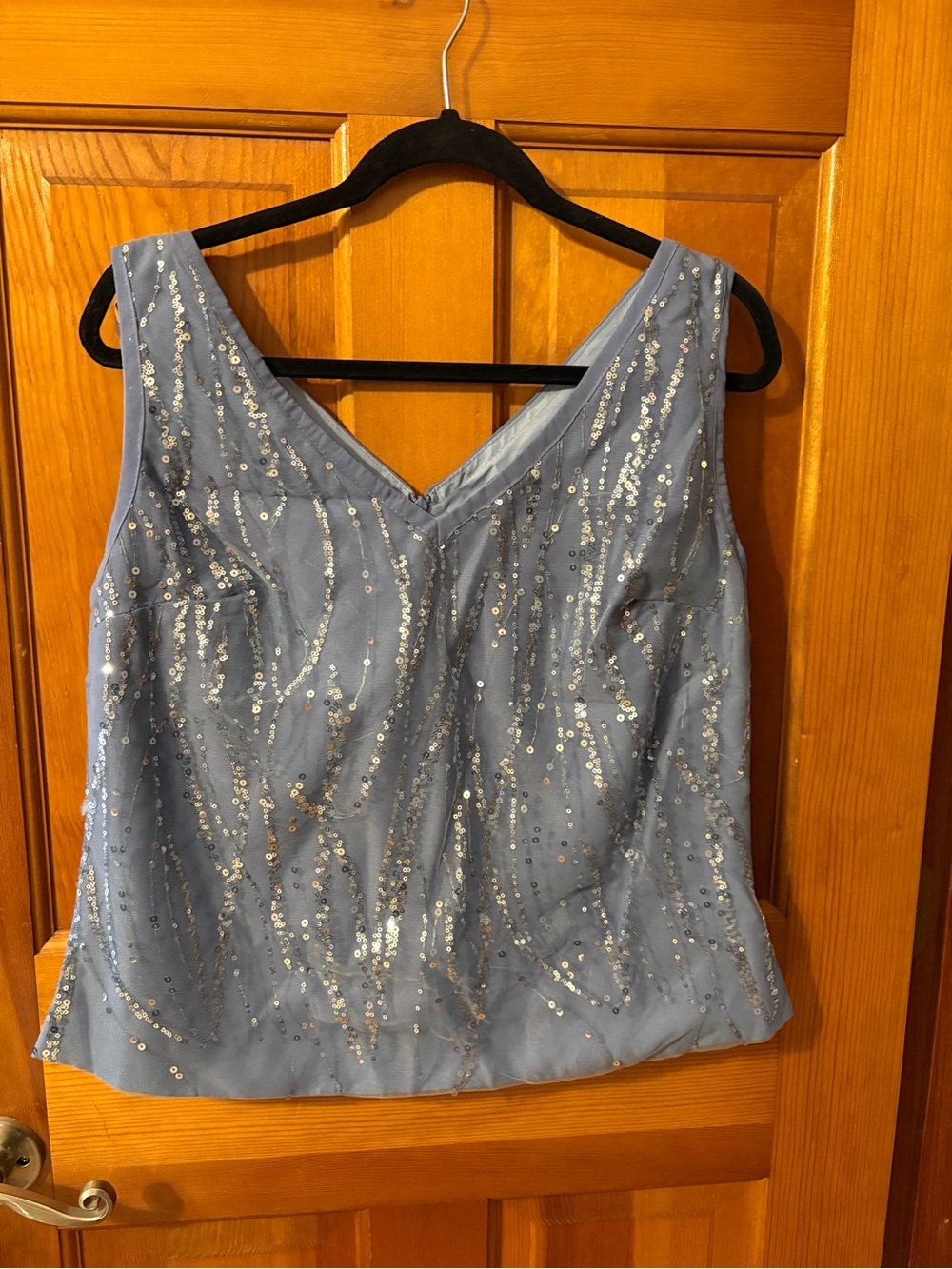 Women's Sequin V-Neck Pants Suit